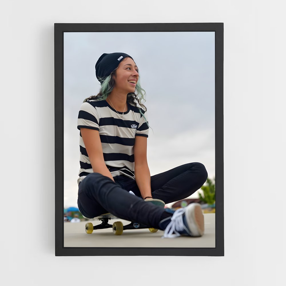 Poster Skate & Serenity – affiche Skateboard (vue 2)